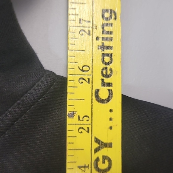 Converse Men's Black Logo Hoodie - Picture 3 of 9